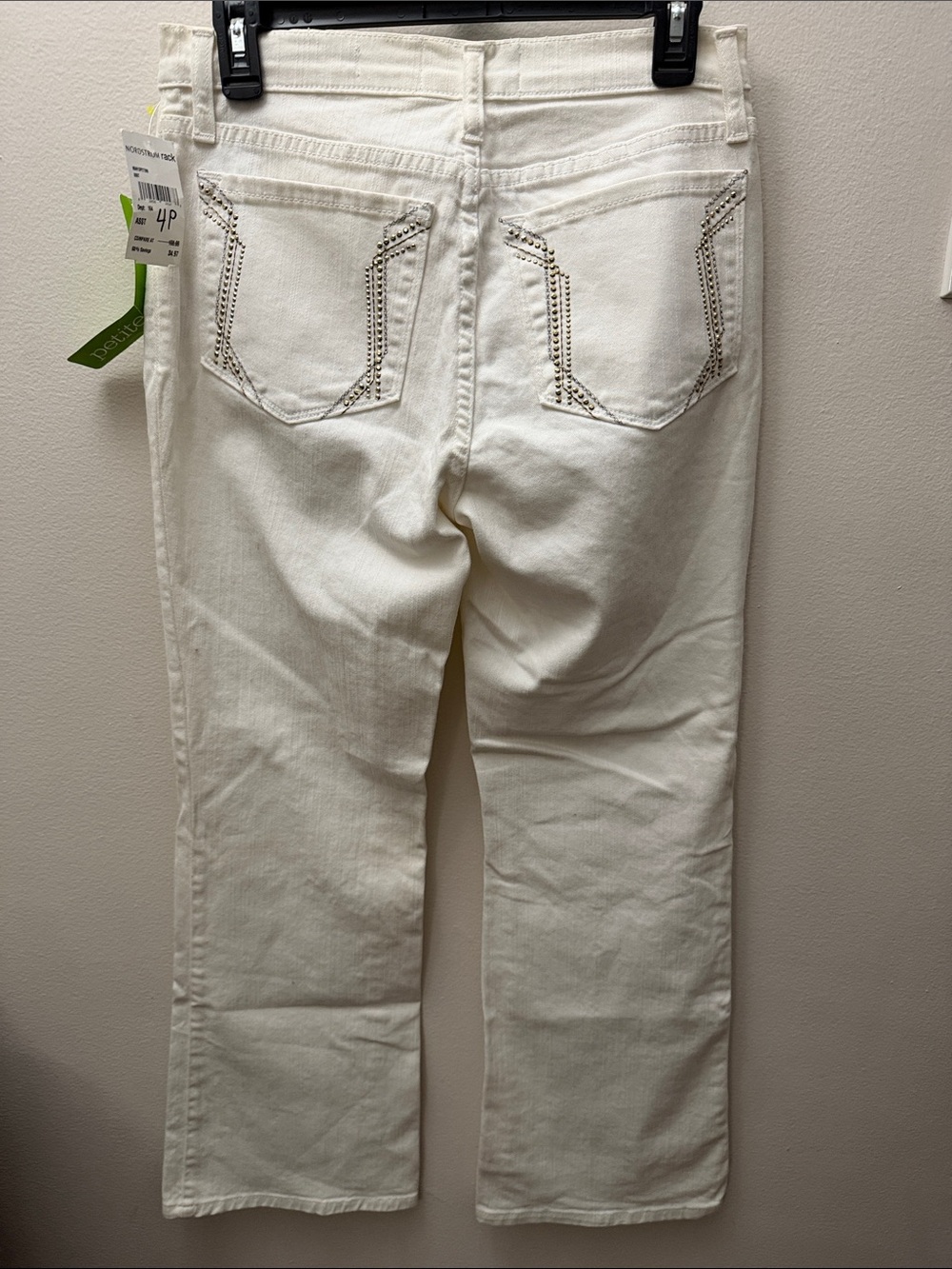 NYDJ Cream Straight-Leg Jeans - Picture 6 of 13